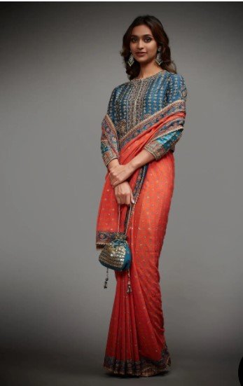 Saree by Ritu kumar