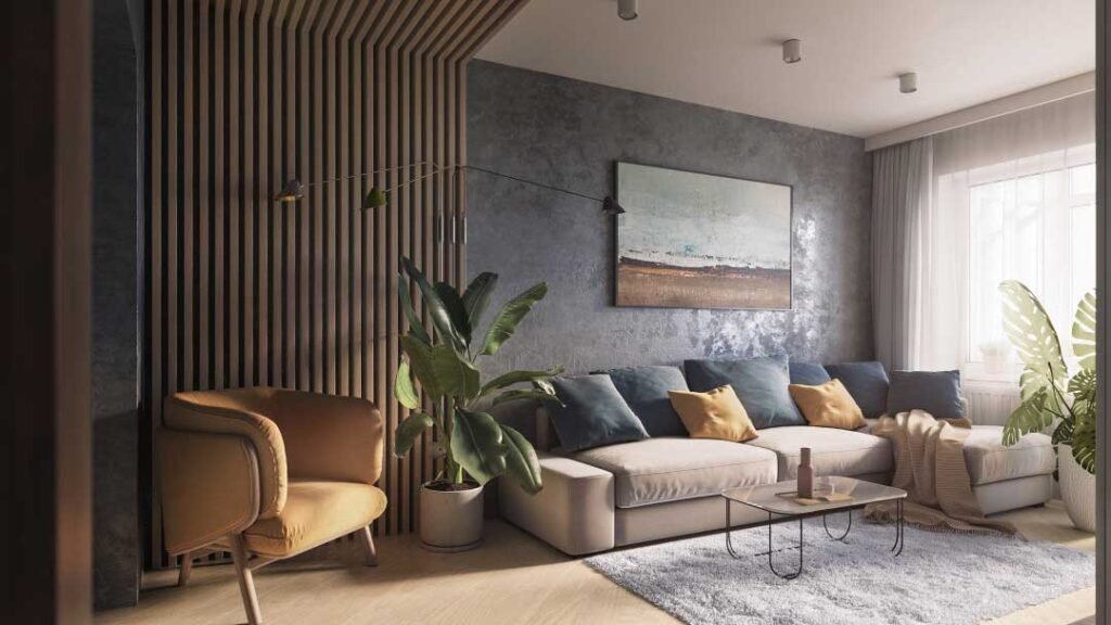 Rendering interior design of a room