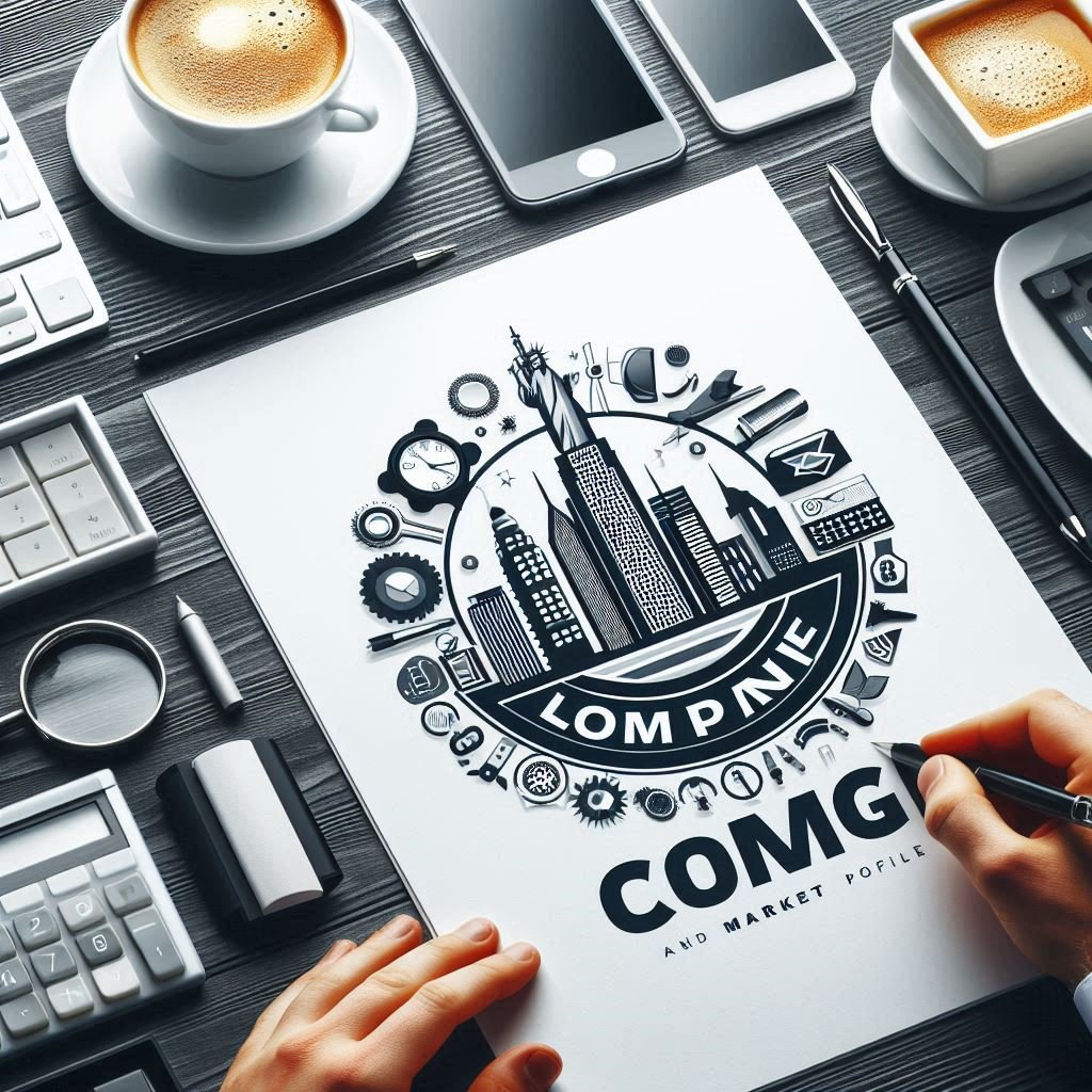 A brand name, logo, and market profile.