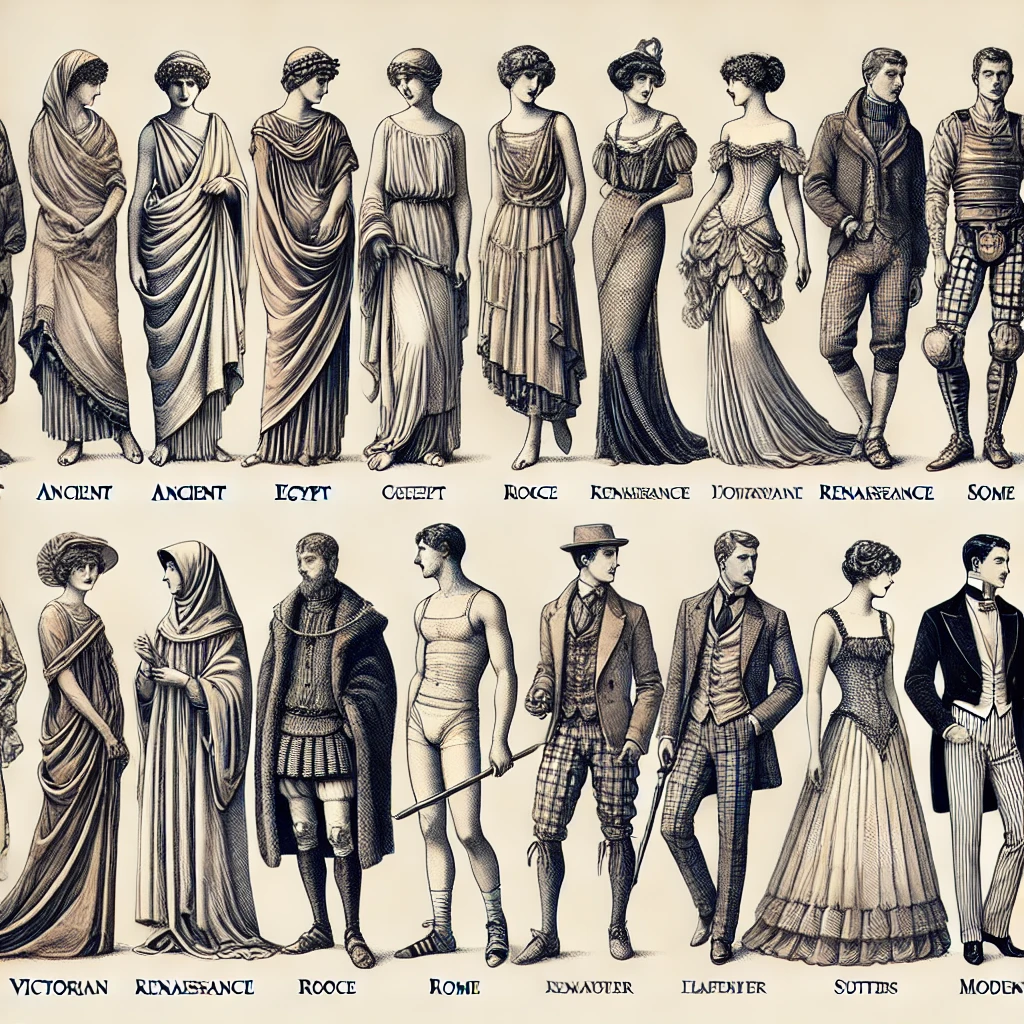 Introduction to Fashion History: Tracing the Evolution of Styles and Trends Across Time
