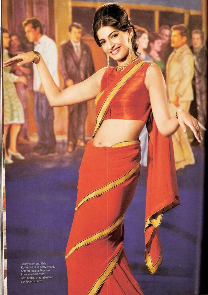 Retro Style Saree Draping