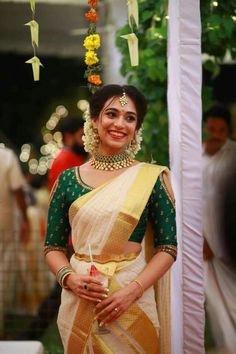 Kerala Style of Saree Draping