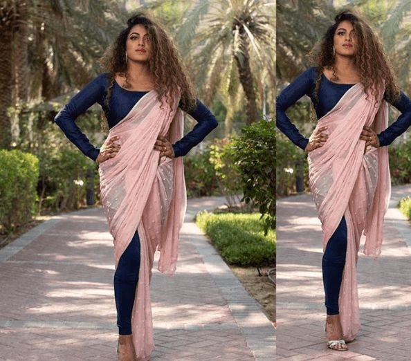 Pant Style of Saree Draping