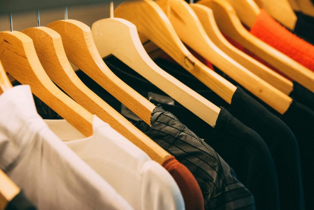 Rack of clothes