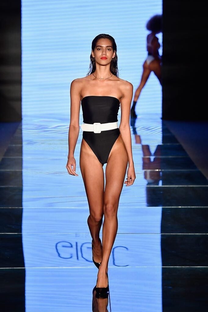 Lingerie and swimsuit models