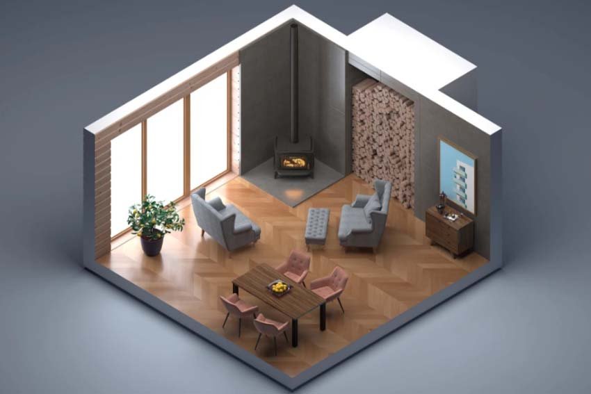 3D model interior design