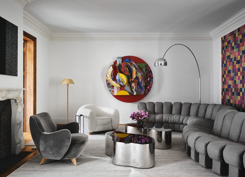 rhythm are used in interior design